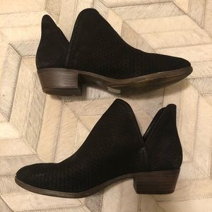 Lucky Brand Baley Bootie - Black Suede 9.5